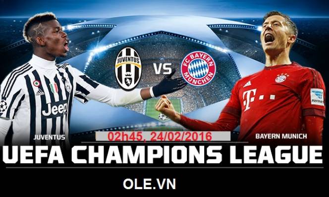 Juventus vs Bayern Munich, 02h45 ngày 24/02: Khiêu vũ cùng Hùm xám