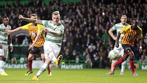 Partick Thistle vs Celtic, 19h30 ngày 12/3