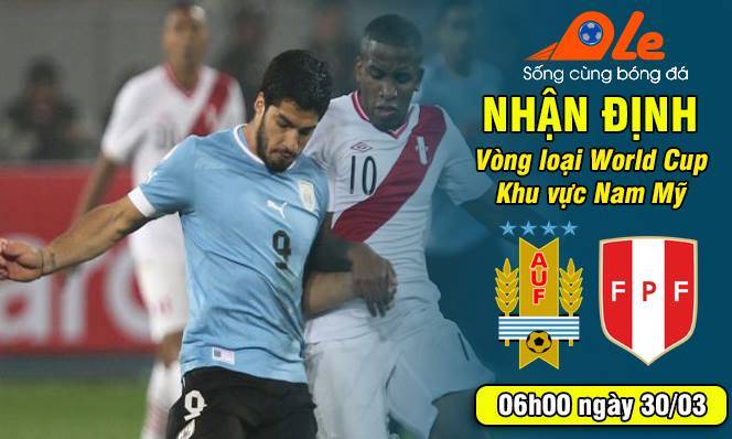 Uruguay vs Peru, 06h00 ngày 30/03: Nhiệm vụ bất khả thi