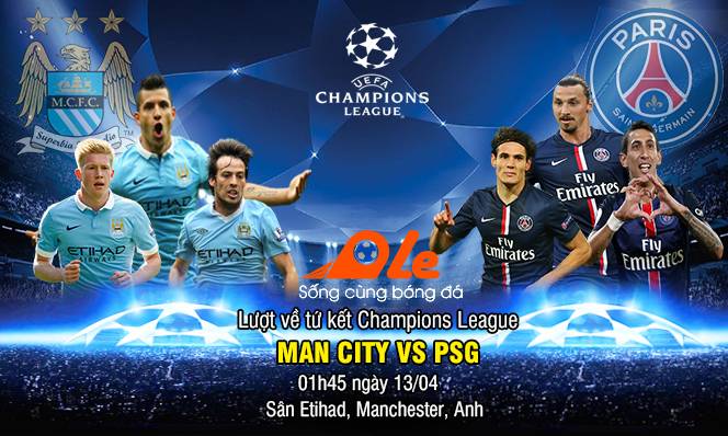 Man City vs PSG, 01h45 ngày 13/04: Lịch sử chỉ dành cho kẻ bản lĩnh