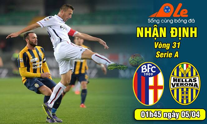 Bologna vs Verona, 01h45 ngày 05/04: Về đích