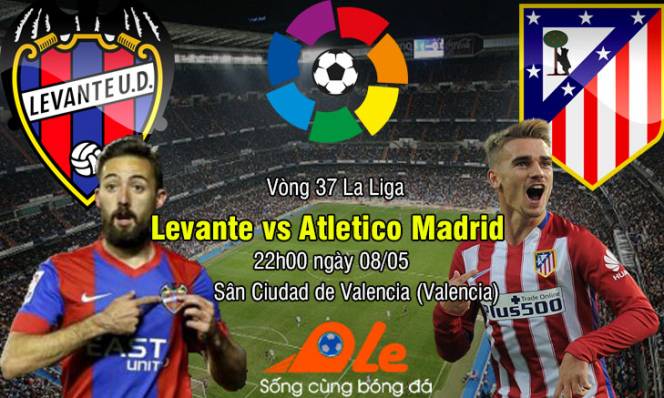 Levante vs Atletico Madrid, 22h00 ngày 08/05: Không Simeone vẫn “chạy” tốt