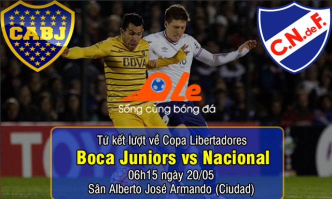 Boca Juniors vs Nacional, 06h15 ngày 20/05: Còn nguyên cơ hội