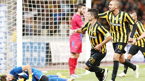 Panionios vs AEK Athens, 0h15 ngày 1/6