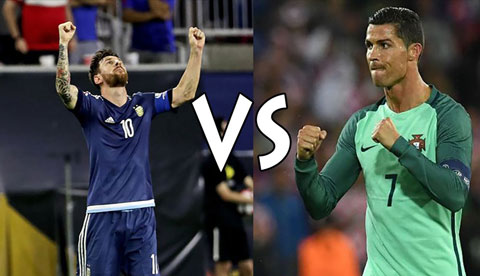 Ronaldo vs Messi, ai hay hơn ở ĐTQG?