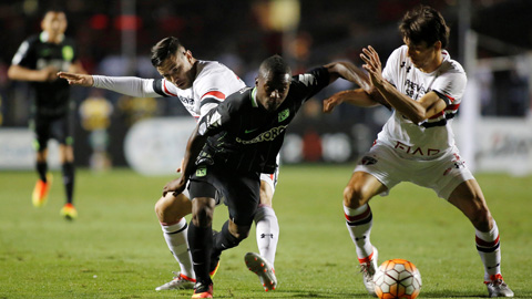 Atletico Nacional vs Sao Paulo, 07h45 ngày 14/7