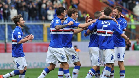 Sampdoria vs Atalanta, 01h45 ngày 29/8