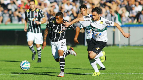 Coritiba vs Corinthians, 07h45 ngày 15/9