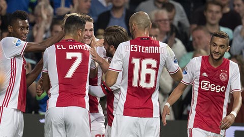 Ajax vs Zwolle, 00h45 ngày 25/9