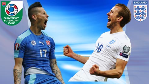 23h00 ngày 4/9, Slovakia vs Anh: Thử thách lớn chờ Big Sam