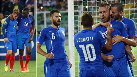 Italia vs Pháp, 02h00 ngày 2/9: Bài test cho hai kẻ lỡ hẹn