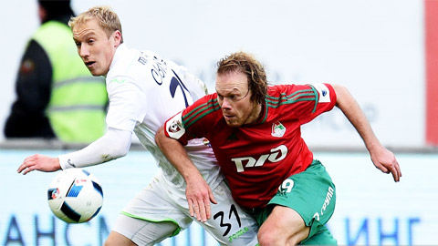 Lokomotiv Moscow vs UFA, 23h00 ngày 17/9