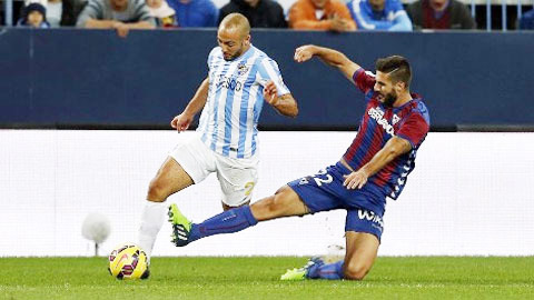 Malaga vs Eibar, 01h00 ngày 21/9