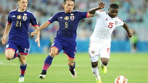 Nhật Bản vs UAE, 17h35 ngày 1/9