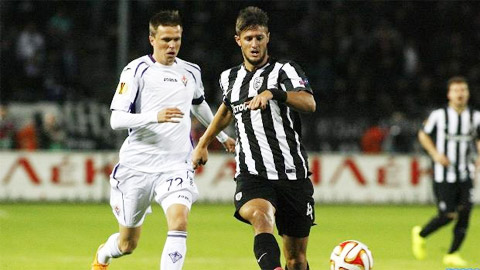 PAOK vs Fiorentina, 02h05 ngày 16/9