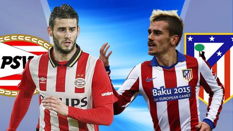 PSV Eindhoven vs Atletico Madrid, 01h45 ngày 14/9: Tiếp tục tăng tốc