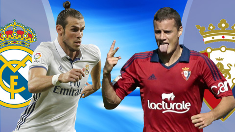 Real Madrid vs Osasuna, 21h00 ngày 10/9