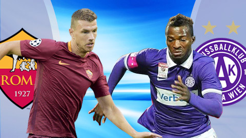 AS Roma vs Austria Vienna, 02h05 ngày 21/10: Củng cố ngôi đầu