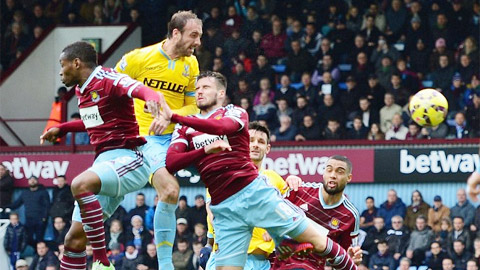 Crystal Palace vs West Ham, 23h30 ngày 15/10