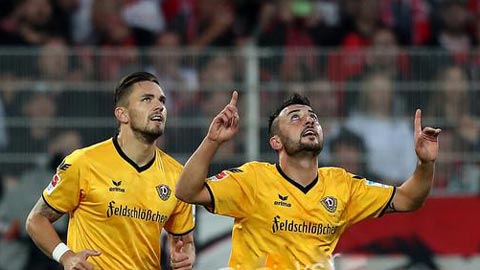 Dynamo Dresden vs Braunschweig, 23h30 ngày 28/10