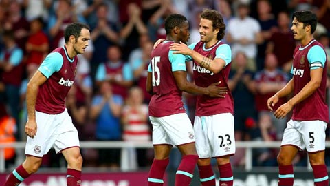 West Ham vs Middlesbrough, 21h00 ngày 1/10
