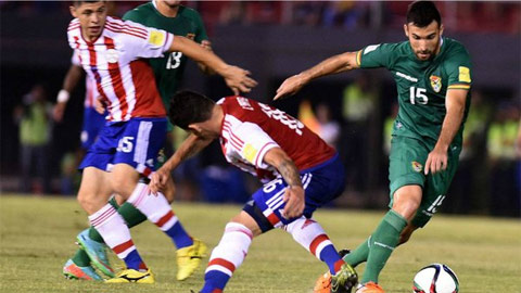 Bolivia vs Paraguay, 03h00 ngày 16/11