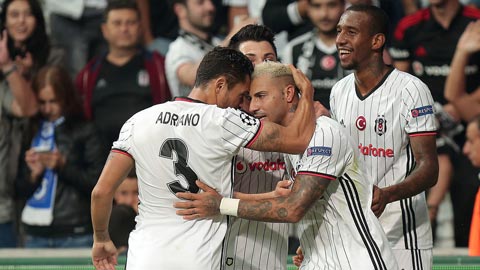 Besiktas vs Napoli, 0h45 ngày 2/11: Đánh chiếm ngôi đầu