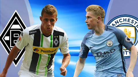 M'Gladbach vs Man City, 02h45 ngày 24/11