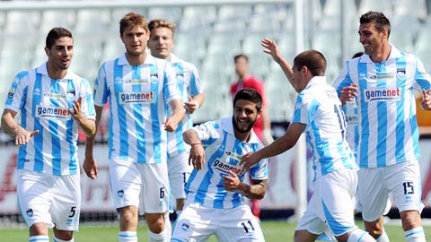Pescara vs Empoli, 18h30 ngày 6/11