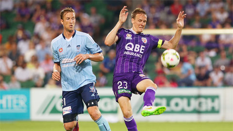 Sydney fc vs Perth Glory, 13h00 ngày 13/11