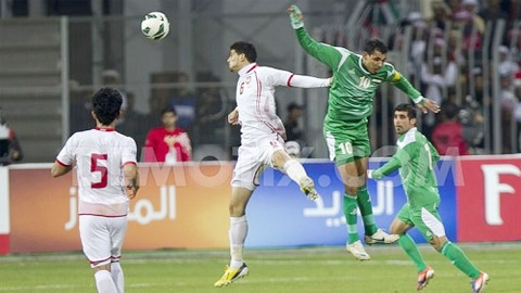 UAE vs Iraq, 22h20 ngày 15/11