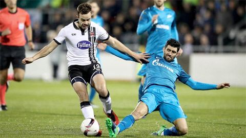 Zenit vs Dundalk, 01h00 ngày 4/11