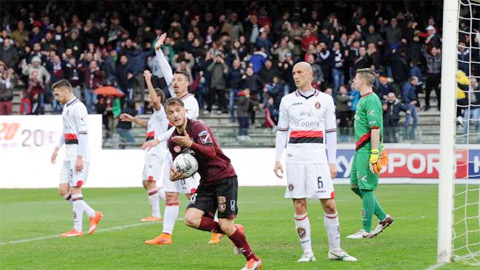 Salernitana vs Perugia, 21h00 ngày 30/12