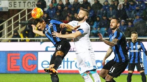 Atalanta vs Empoli, 02h45 ngày 21/12