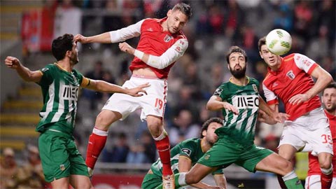 Braga vs Rio Ave, 02h30 ngày 30/12