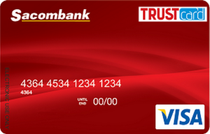  Sử dụng thẻ Visa Trust Card của Sacombank khi thanh toán trực tuyến