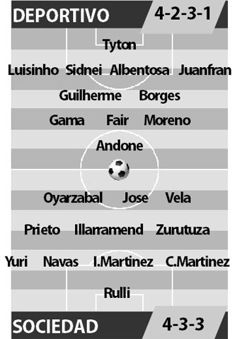 Deportivo vs Sociedad, 02h45 ngày 6/12: Top 4 vẫy gọi