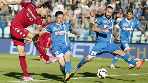 Empoli vs Cagliari, 21h00 ngày 17/12