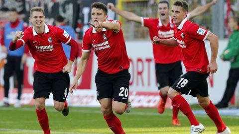 Freiburg vs Darmstadt, 21h30 ngày 10/12