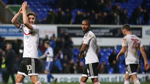 Reading vs Fulham, 03h00 ngày 31/12