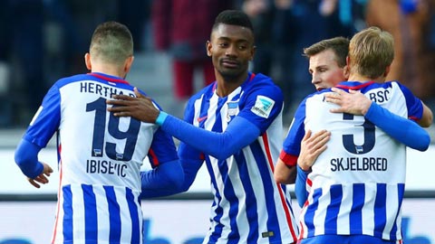 Wolfsburg vs Hertha, 21h30 ngày 3/12