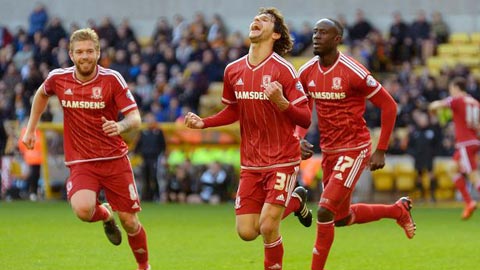 Middlesbrough vs Swansea, 22h00 ngày 17/12