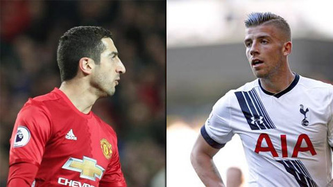 Tại sao Alderweireld và Mkhitaryan sẽ quyết định trận M.U vs Tottenham?