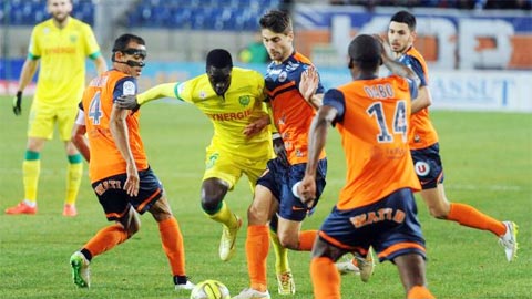 Nantes vs Montpellier, 0h45 ngày 14/12