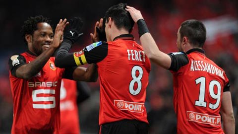 Rennes vs Bastia, 02h00 ngày 18/12