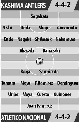 Kashima Antlers vs Atletico Nacional, 17h30 ngày 14/12