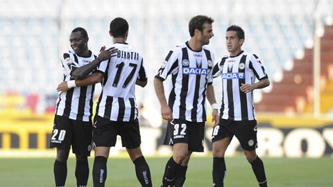 Udinese vs Crotone, 21h00 ngày 18/12