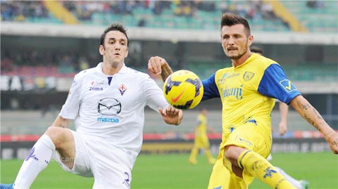 Chievo vs Fiorentina, 0h00 ngày 22/1