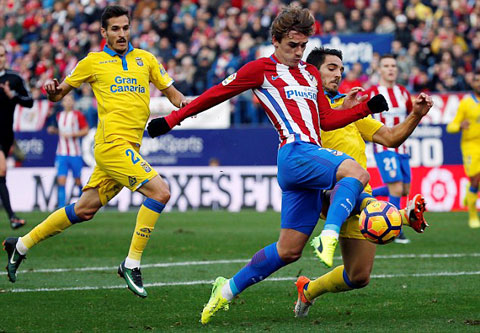 Atletico Madrid vs Las Palmas, 03h15 ngày 11/1: Hoàn tất cú hat-trick