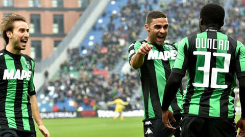 Sassuolo vs Cesena, 23h30 ngày 18/1